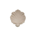 White resin fruit plate decoration with simulation shell design on table