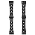 Garmin Fenix Jiaming replacement watch strap in silver, black, and titanium colour options