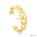 Women's stainless steel alloy bracelet with advanced European American trend styling in silver and gold colour variants