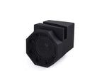 Smart magnetic induction resonance speaker in black, 15.5x12.5x11 cm, with USB interface and resonance induction connection