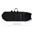 Lightweight nylon skateboard bag in camouflage colour with a large main compartment.