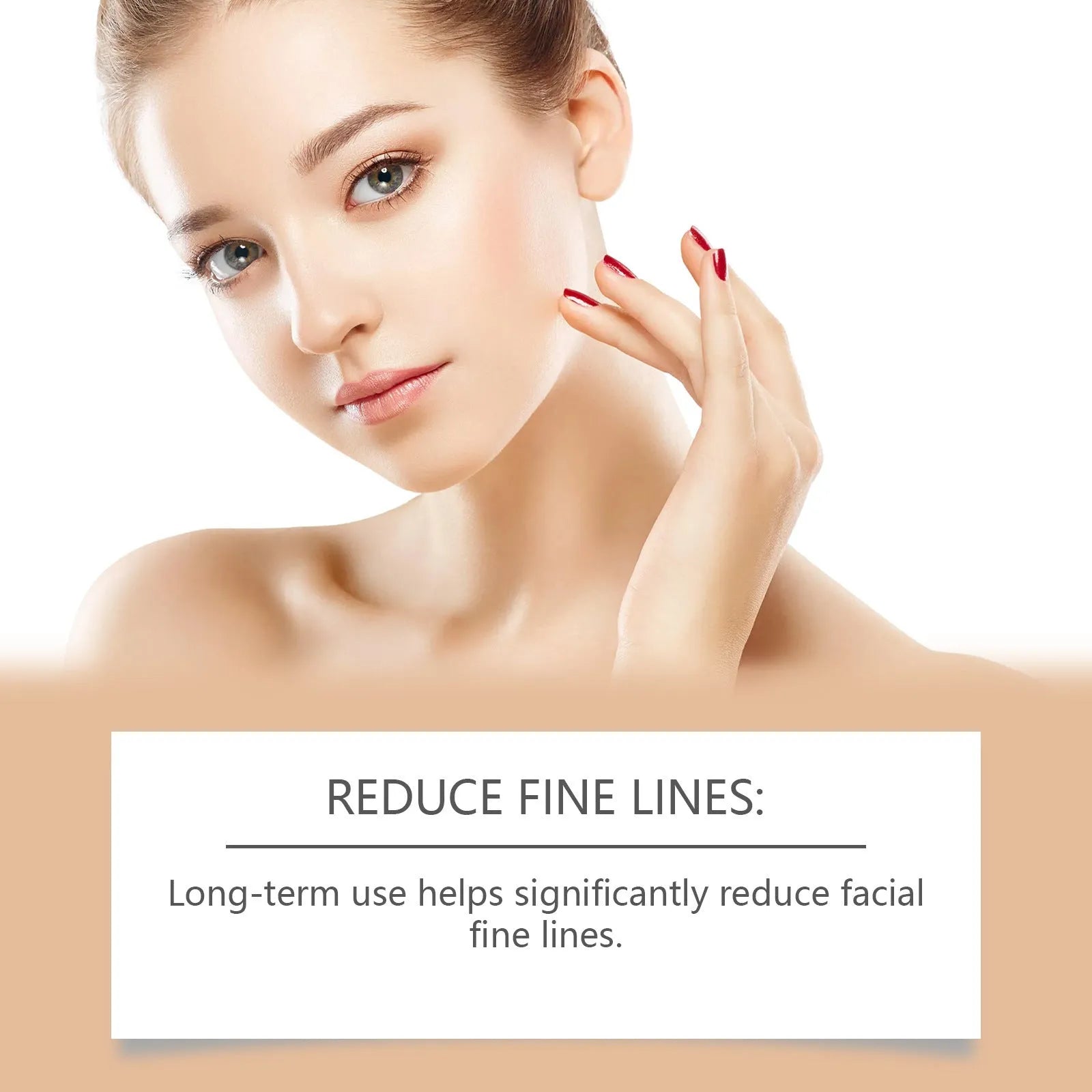 30ml anti-aging essence bottle with dropper containing hyaluronic acid and bee venom