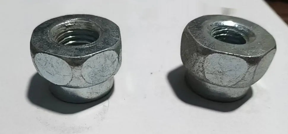Aluminium screw mower head adapter for Ouma weeding heads with M10, M12, or M8 thread options