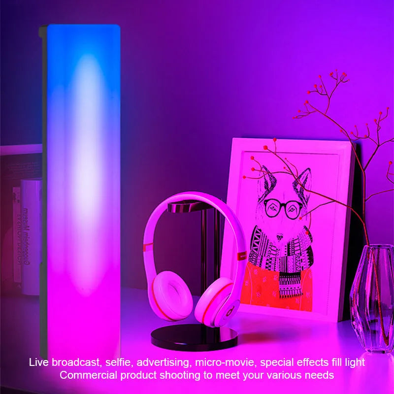 3D RGB table top ambiance lamp with colourful music voice-activated rhythm lighting
