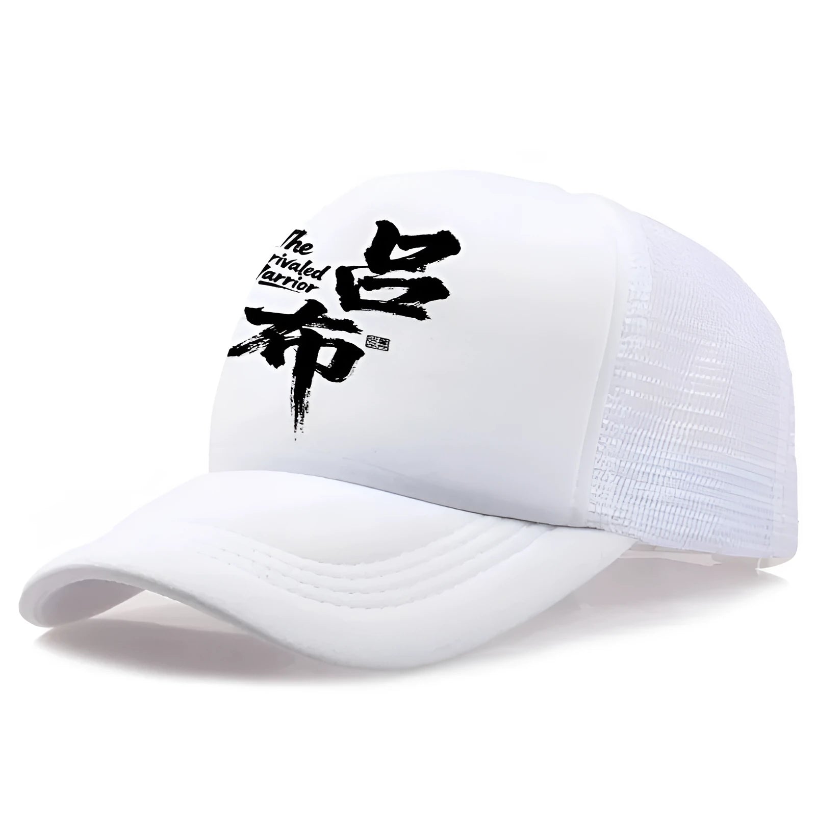 Men's casual polyester baseball cap shown in black, blue, green, grey, pink and white colour options.