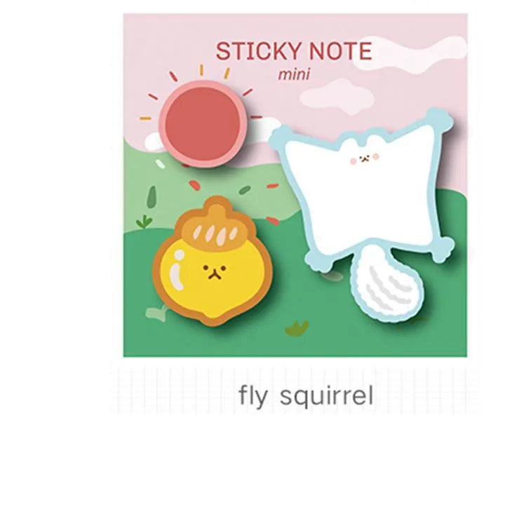 Halloween pumpkin pattern Post-it Notes showing square 90x90mm sticky notes with spooky designs