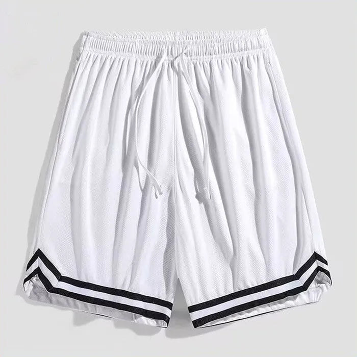 Men's loose gradient colour cropped trousers in polyester fabric with casual workout style
