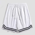 Men's loose gradient colour cropped trousers in polyester fabric with casual workout style