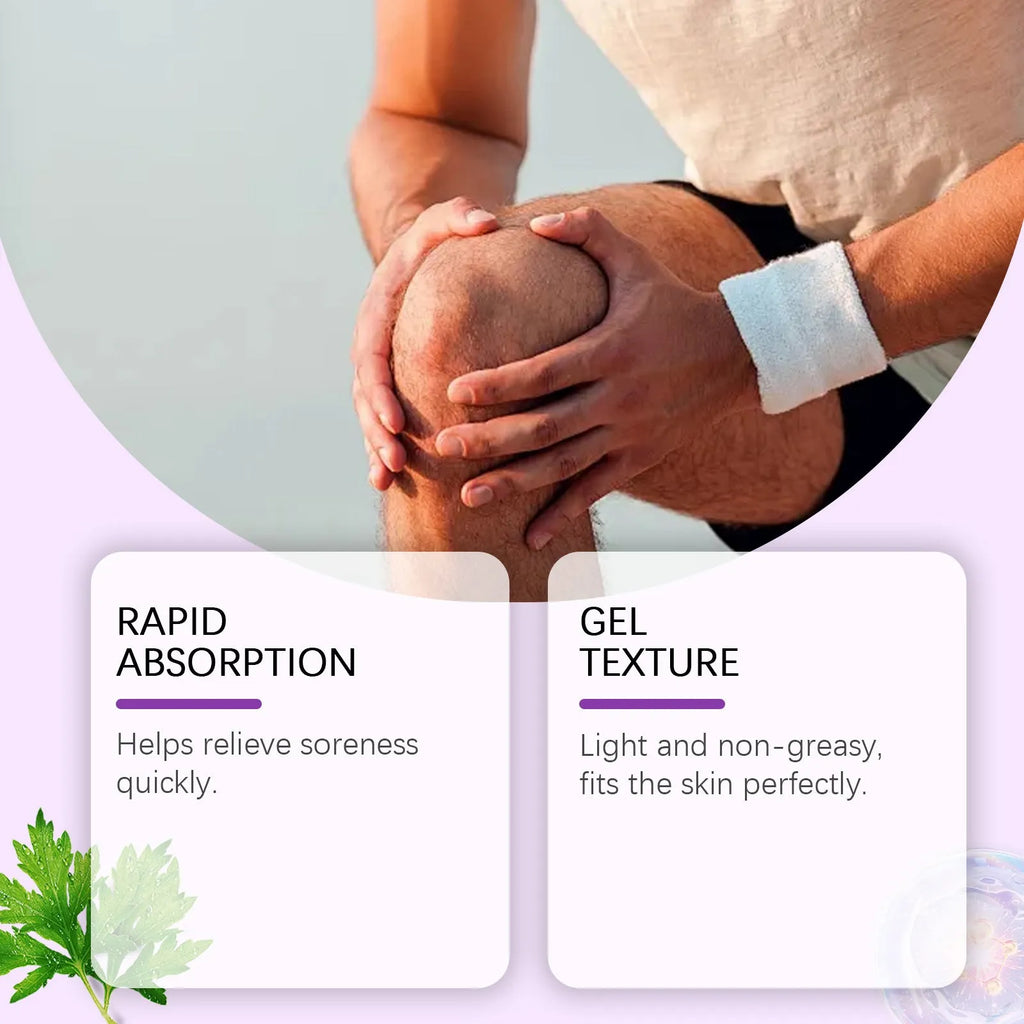 A 100g tube of body massage gel for daily care of joints, knees and elbows.