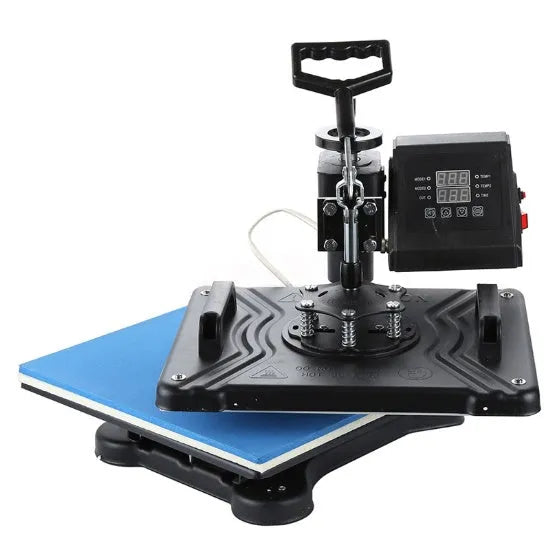Thermal transfer printing machine for T-shirts and fabric with 1250W motor power