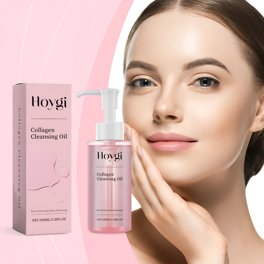 Collagen Cleansing Oil bottle 100ml with daily mild formula