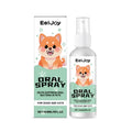 120ml bottle of pet oral spray with chlorhexidine and mint extract for dog and cat teeth