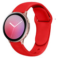 Samsung Galaxy Active 2 silicone reverse buckle strap in multiple colours showing 20mm and 22mm size options.