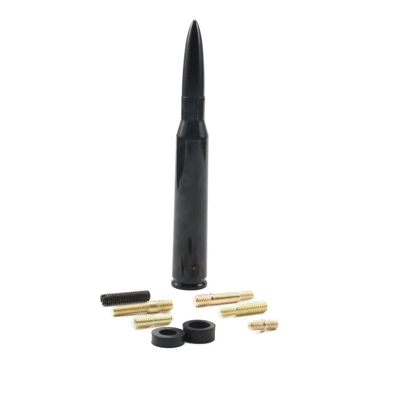 14cm bullet antenna in American flag, camouflage green, and colour black designs for vehicle exterior styling