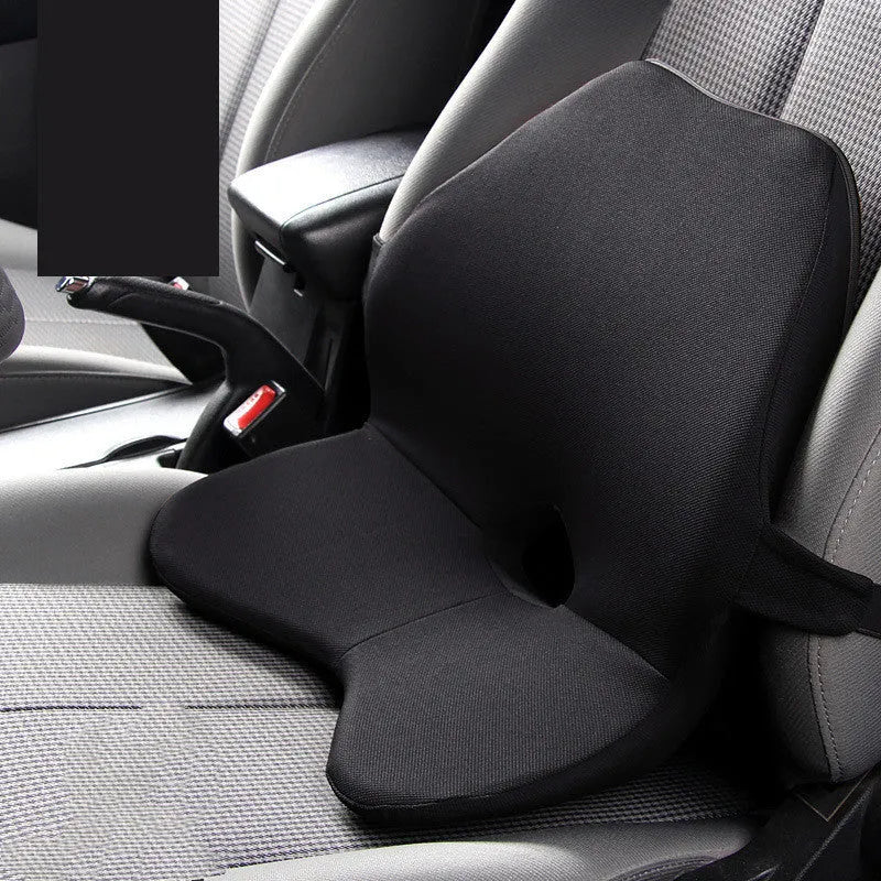 Car seat waist pad lumbar support cushion with memory cotton in multiple colour options