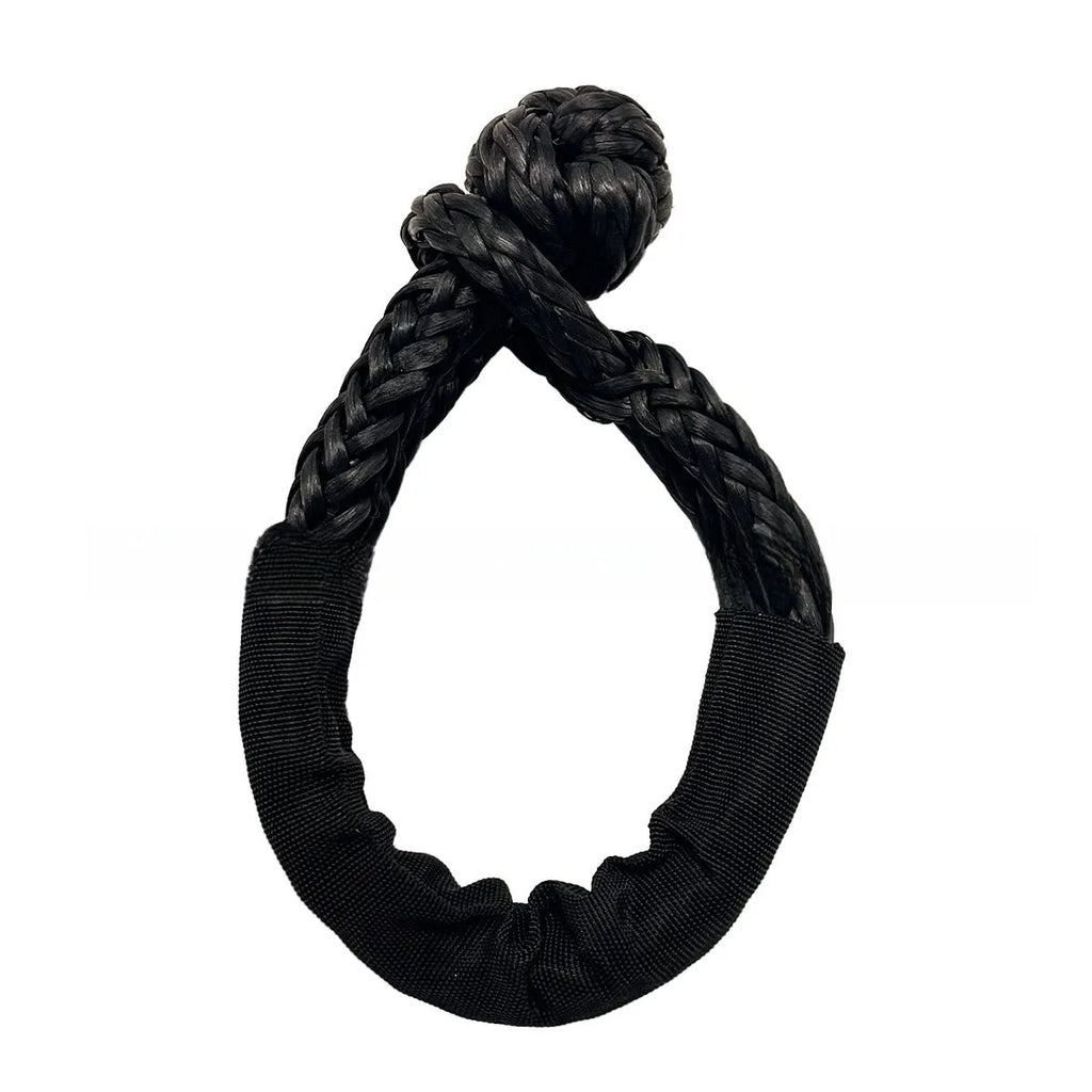 Polymer soft shackle trailer rope for vehicle recovery with 12mm diameter