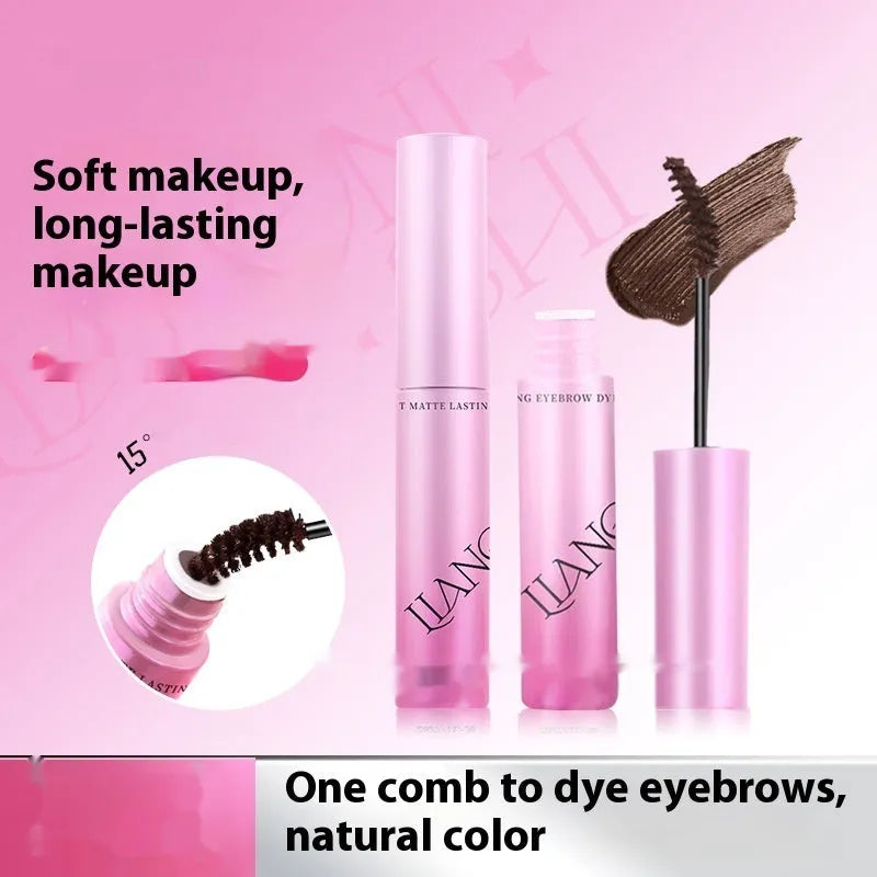 Velvet eyebrow cream in packaging showing four colour shade options for natural brow definition