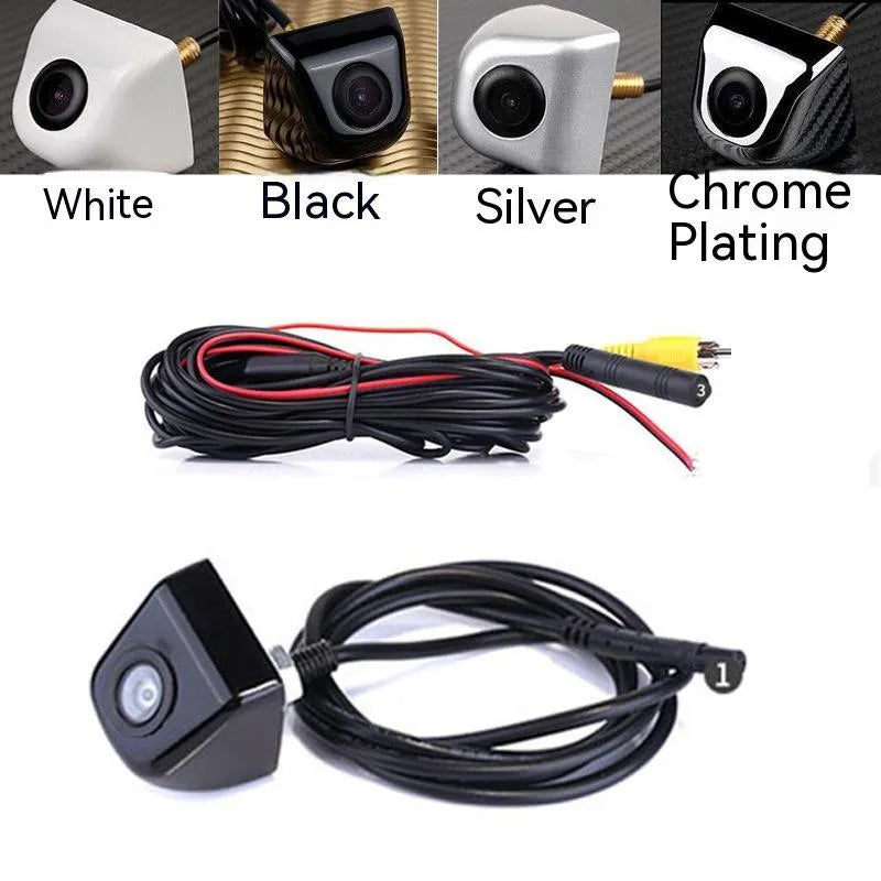 HD car night vision waterproof rearview camera with metal shell in various colour options