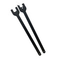 Land Rover fan wrench set showing 36mm and 40mm alloy steel spanners for auto repair