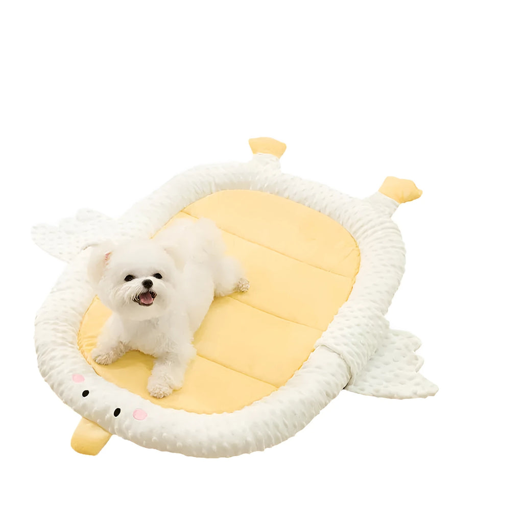 Bedsure medium rectangular waterproof orthopedic dog bed with removable cover.