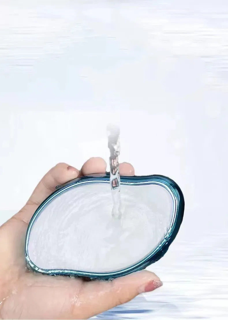 Manual glass epilator for hair removal and shaving in compact design with colour options