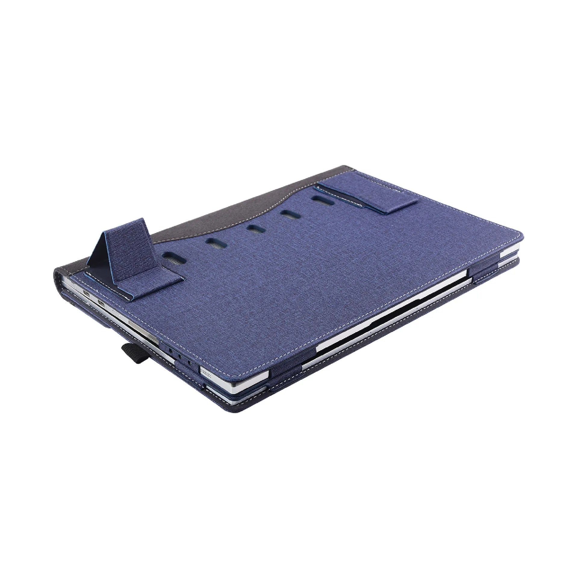 Black imitation leather protective sleeve for Microsoft Surface Laptop 6