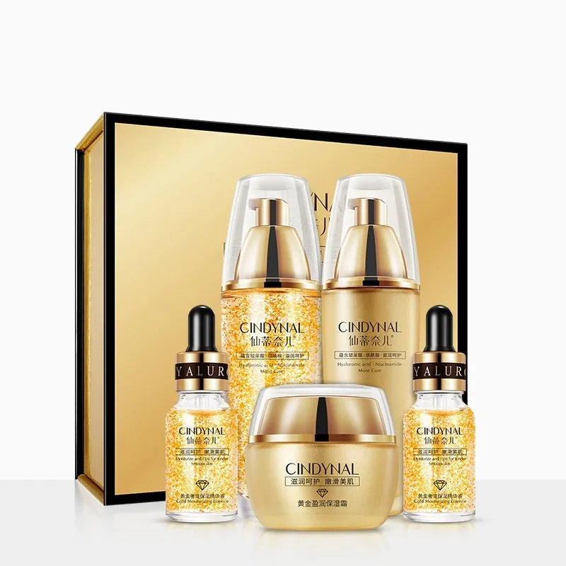 24k Gold Pet Skin Care Kit with facial care set for dogs and cats, 100ml 50g 15ml volumes