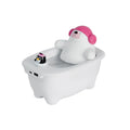 White USB-powered creative air humidifier with 550ml water tank on desk