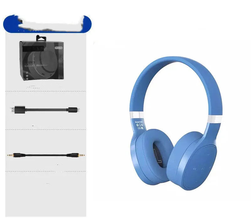 Wireless Bluetooth headset in four colours with head-mounted design and 10-metre range