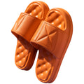 EVA bathroom slippers with thick non-slip sole in various colours