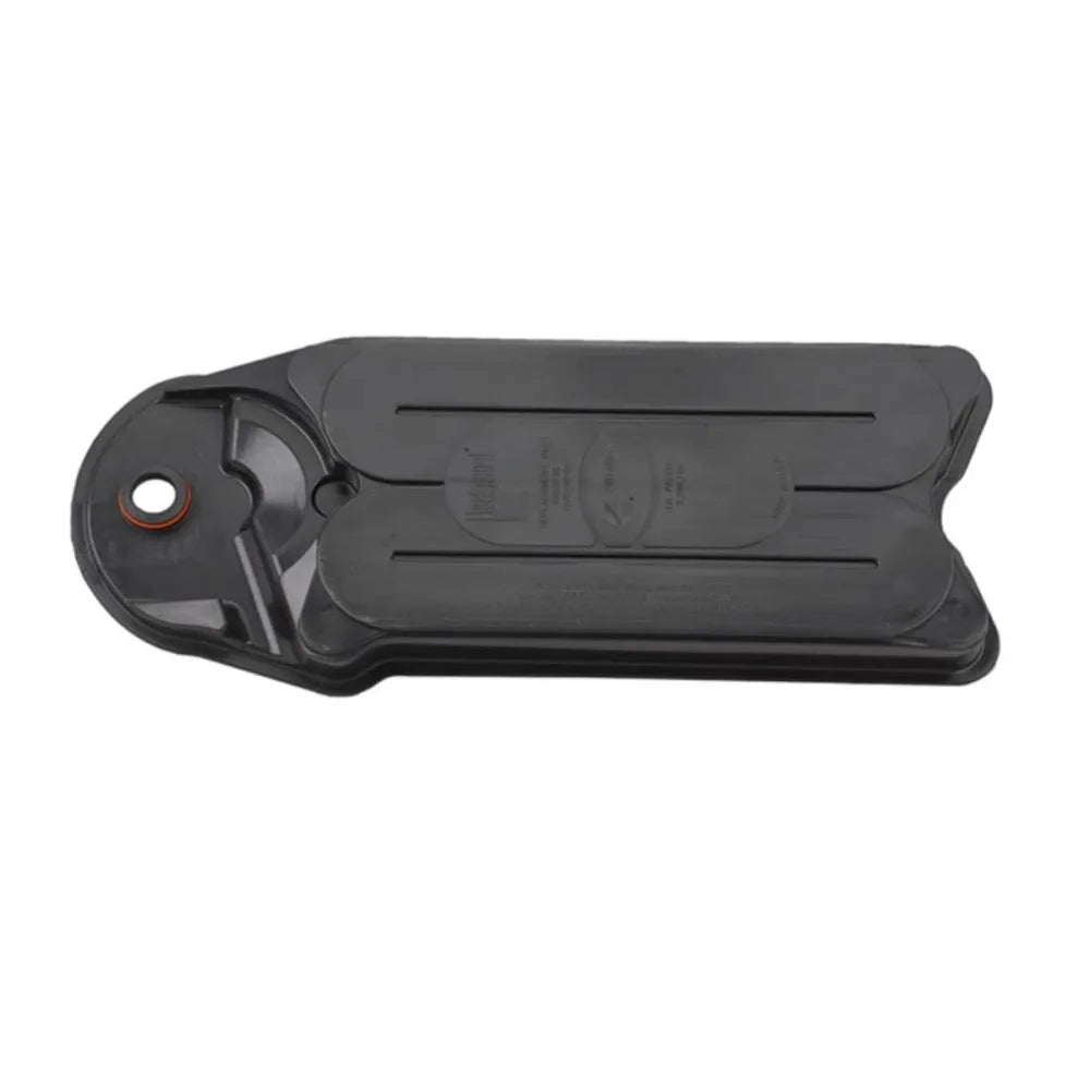 Black automotive crankcase ventilation filter unit for engine emission control