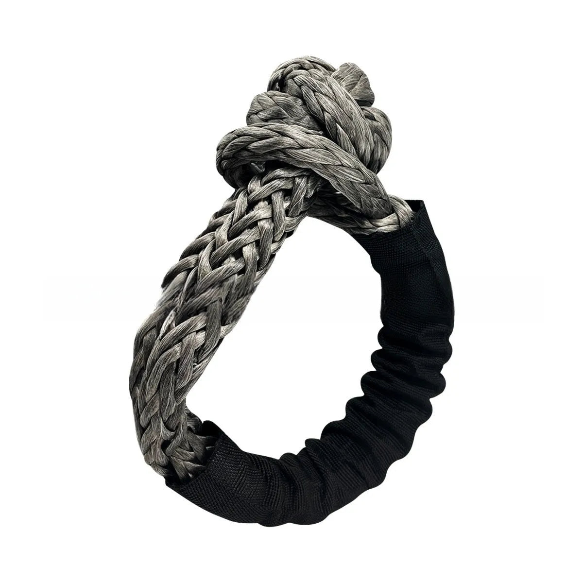 Polymer soft shackle trailer rope for vehicle recovery with 12mm diameter