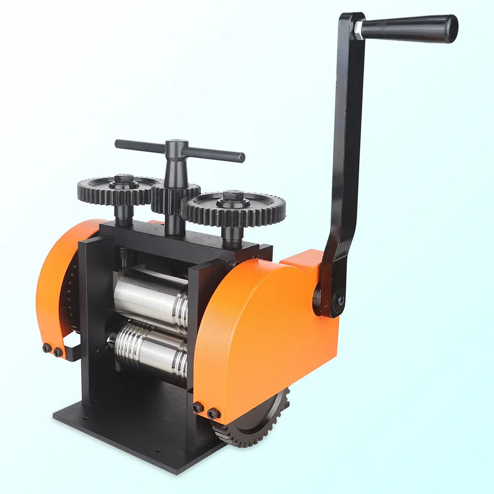 KD-4554 three-in-one multifunctional tablet machine for gold and silver jewellery making with iron hand rocking handle