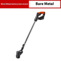 Portable weeding machine garden tool with bare metal construction in choice of colours