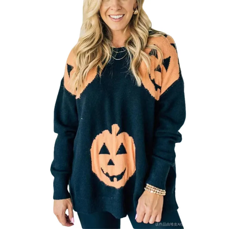 Autumn winter knit casual pullover sweater long sleeve acrylic fabric available sizes S to XXXXL