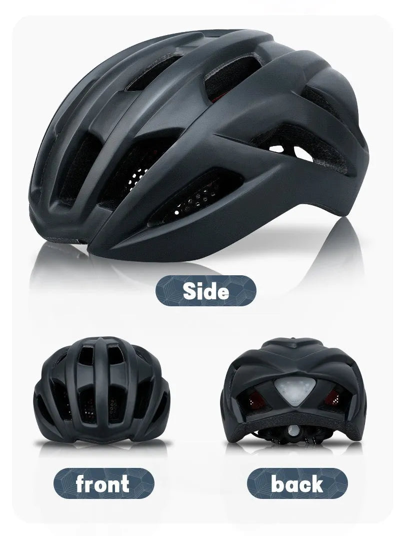Orange ZH-002 adult cycling helmet showing ventilation holes and polycarbonate shell.