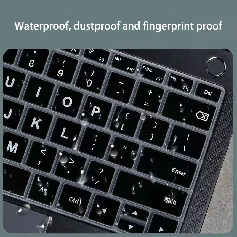Colourful TPU keyboard protector film for Apple MacBook Pro Air 13.3-inch laptop.