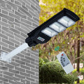 Integrated solar street light with LED illumination for outdoor garden and pathway lighting