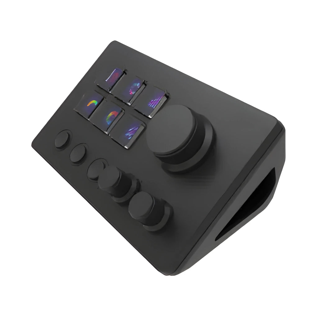 Visual Keyboard N3 programmable silicone USB keypad in black or white with data cable.