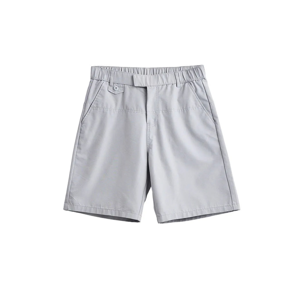 Men's casual cotton blend summer shorts in loose fit style with micro elasticity