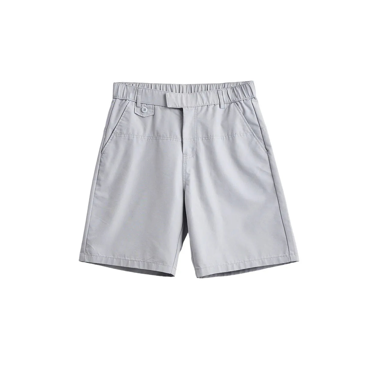 Men's casual cotton blend summer shorts in loose fit style with micro elasticity