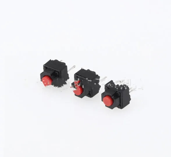 Waterproof aluminium alloy micro switch with pin terminals for PCB mounting