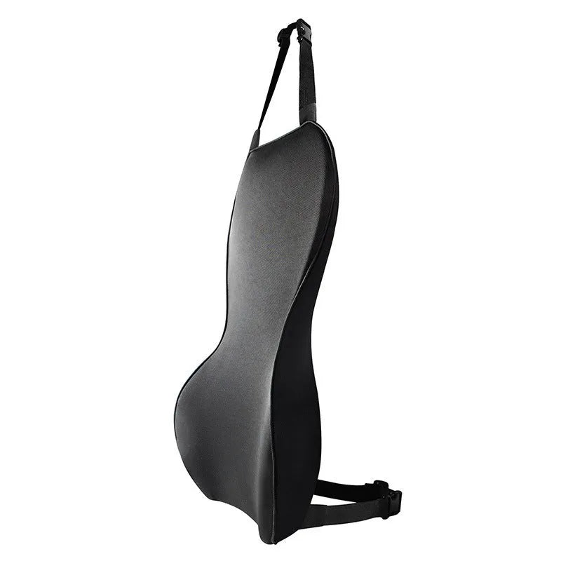 Memory cotton car lumbar support cushion in universal fit with four colour options