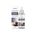 Black rice exfoliating liquid bottle with 80ml capacity for facial skincare