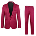 Men's acetate fibre wedding suit jacket in loose fit showing colour options