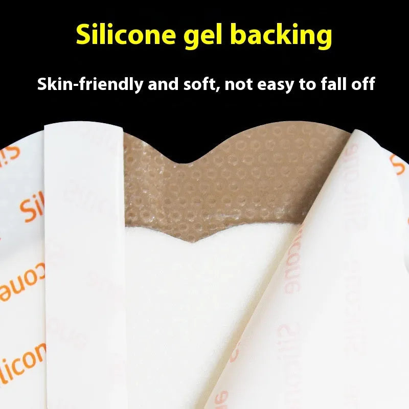 Skin colour silicone gel foam bedsore sticker for medical pressure relief