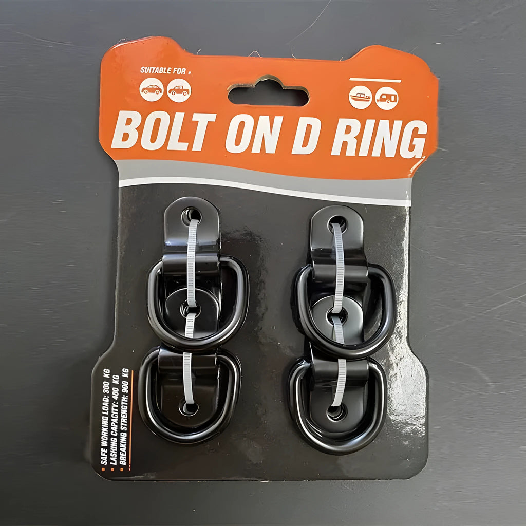 Galvanised black carbon steel floor hook for truck and vehicle load securing
