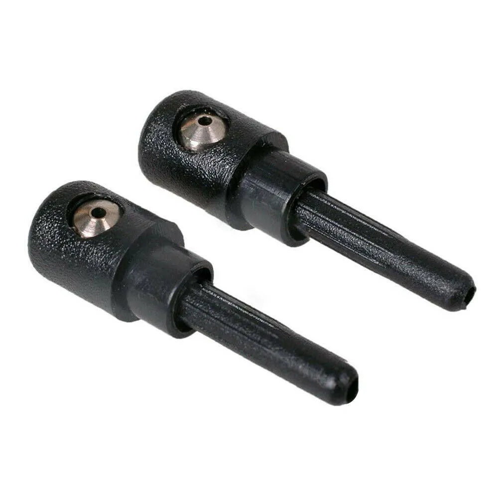 Black plastic rear windshield washer nozzle replacement part for Volkswagen Golf and Audi Skoda cars
