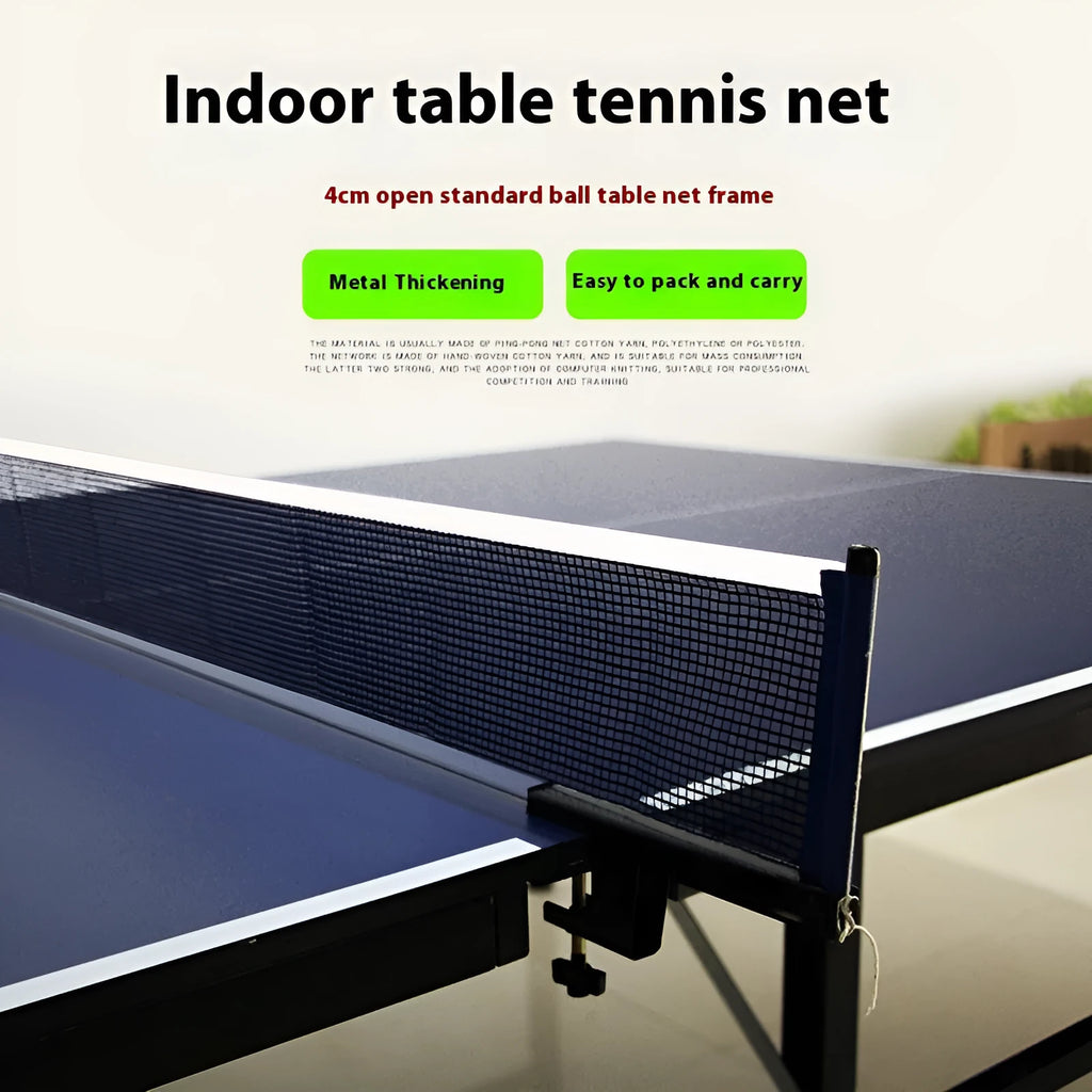 Thickened metal table tennis post clamp for indoor open grid tables with grid frame mounting system