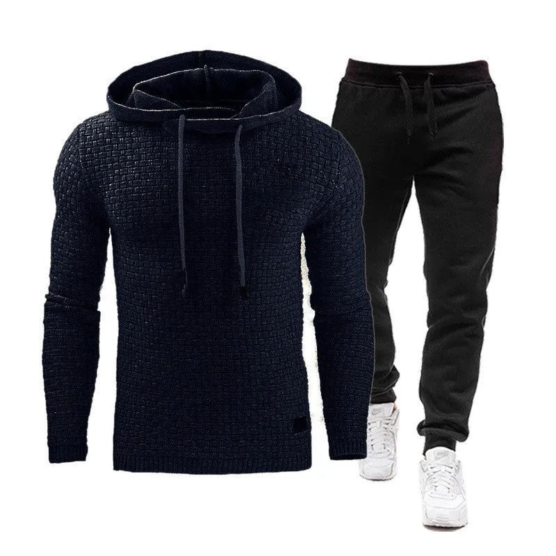 Korean fashion autumn winter casual coat and trousers set in army green, long sleeves, chemical fibre blend
